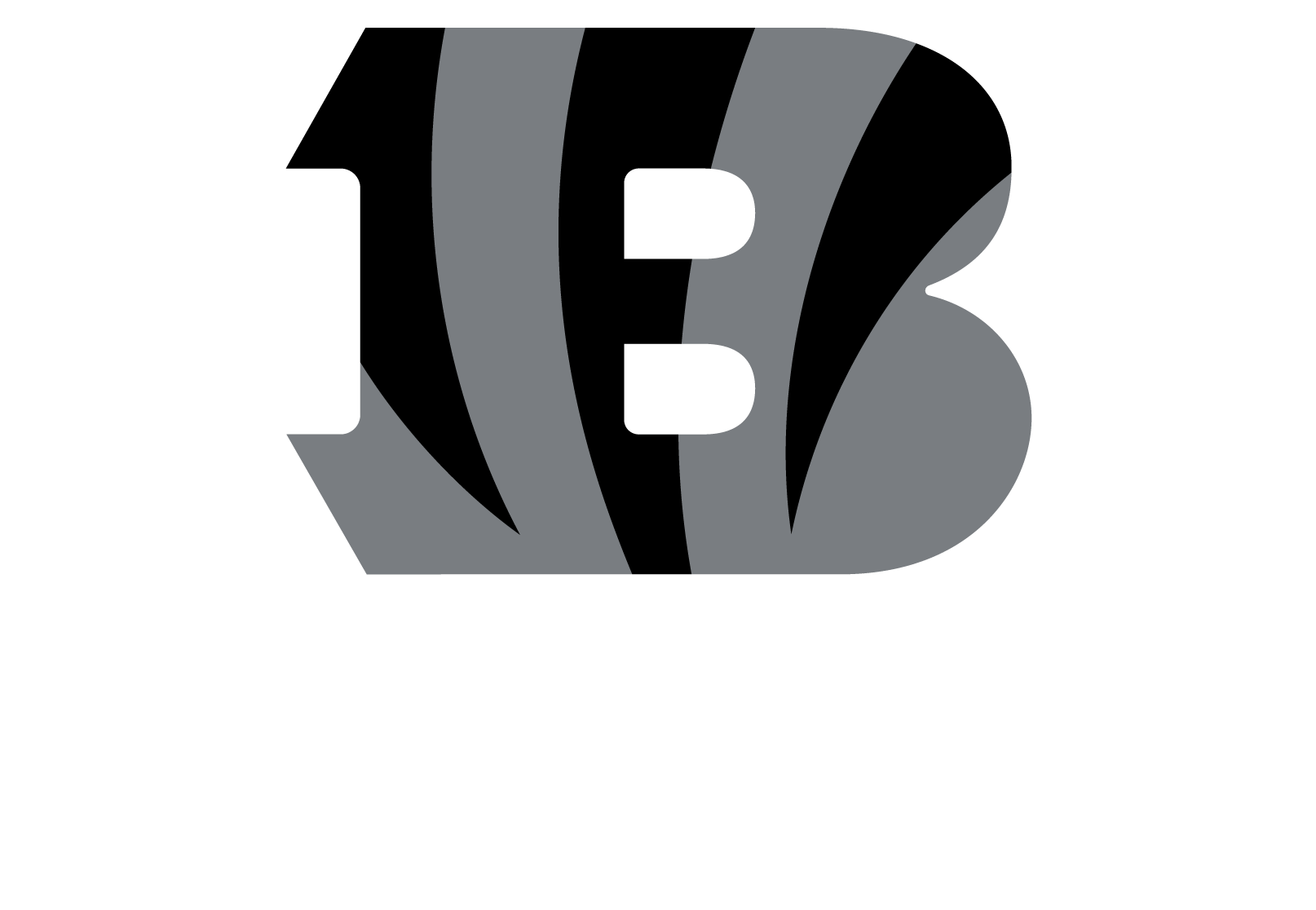 Cincinnati Bengals Black And White Pictures To Pin Clipart (1614x1116), Png Download