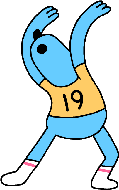 Happy New Year Dance Sticker By Jason Clarke Clipart (563x647), Png Download