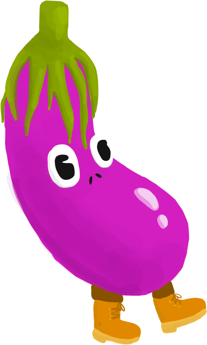 Eggplant Guy , Design Idea For Dancer's Symposium Showcase, Clipart (1000x1414), Png Download