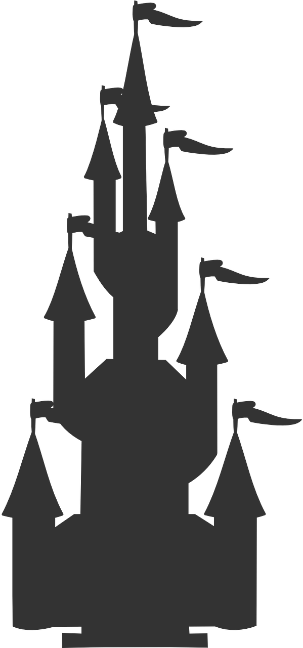 Castle Enchanted Magical Png Image Clipart (640x1280), Png Download