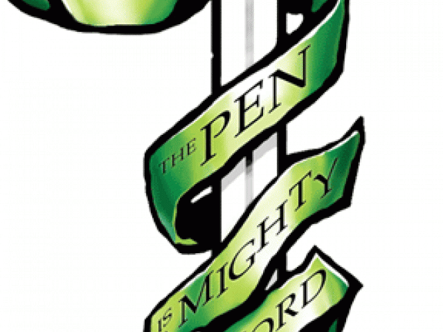 Pen Clipart Sword - Png Download (640x480), Png Download