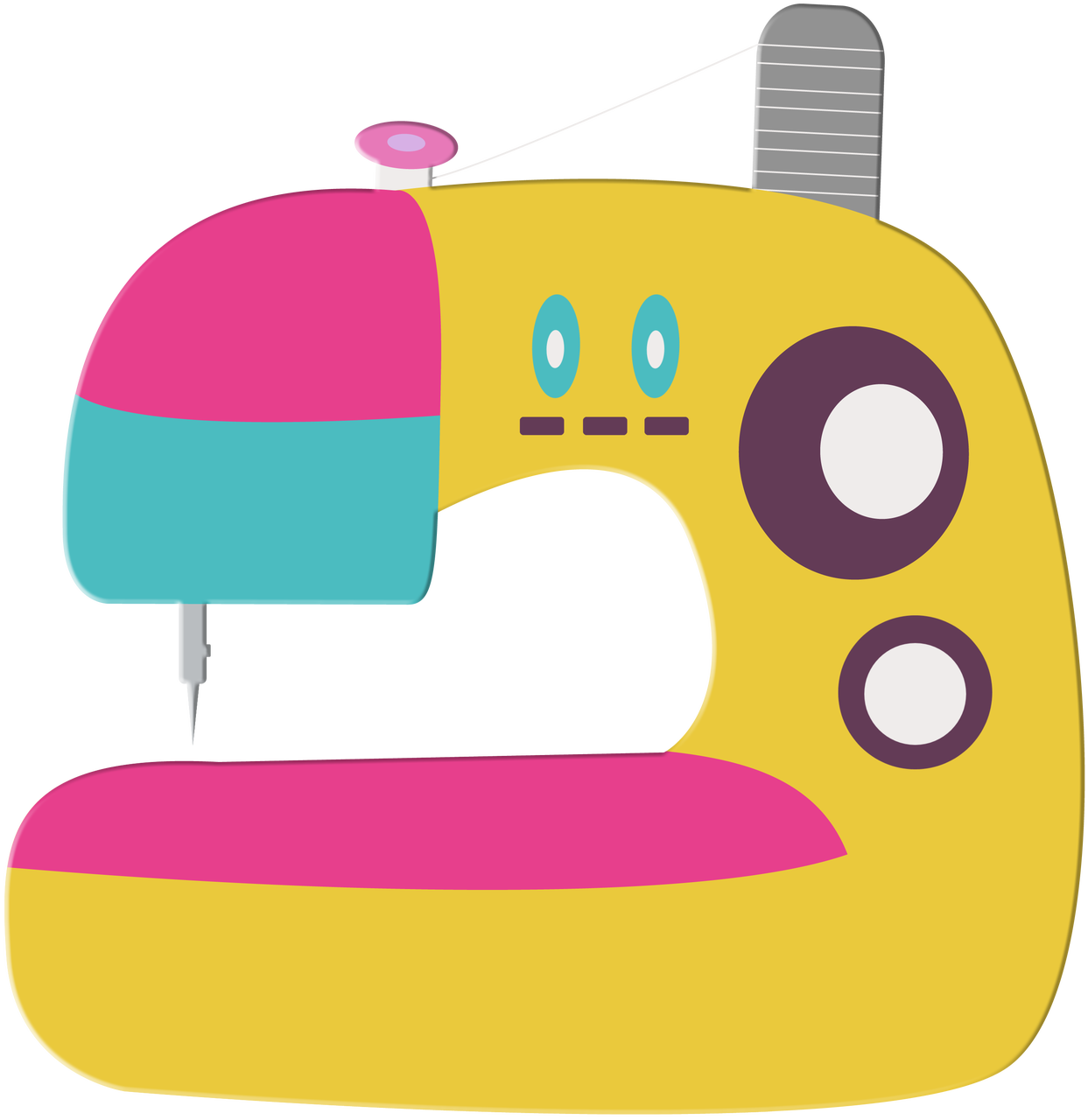 Sewing Machine Clipart Sewing Club - Png Download (1243x1280), Png Download