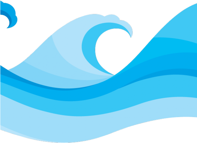 Wave Clipart Swimming - Png Download (640x480), Png Download