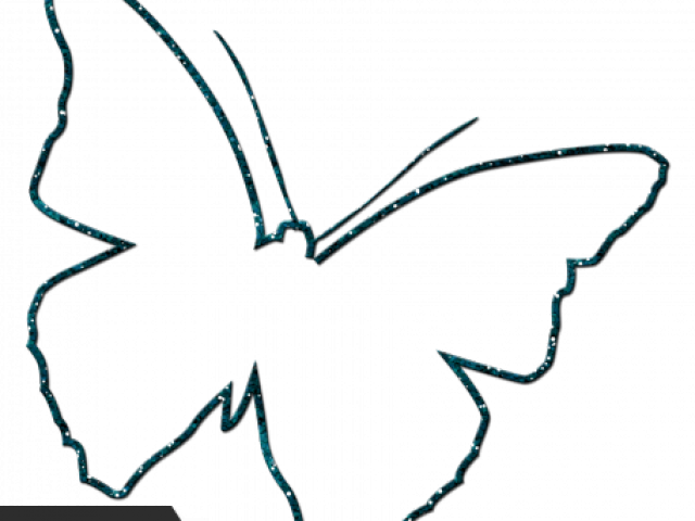 Butterfly Clipart Doodle - Png Download (640x480), Png Download