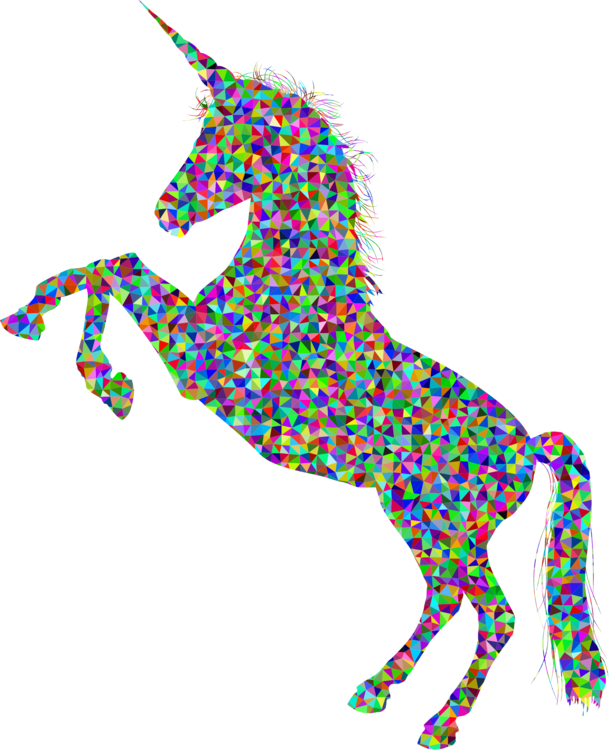 White Horse Unicorn Silhouette Computer Icons Clipart (609x750), Png Download