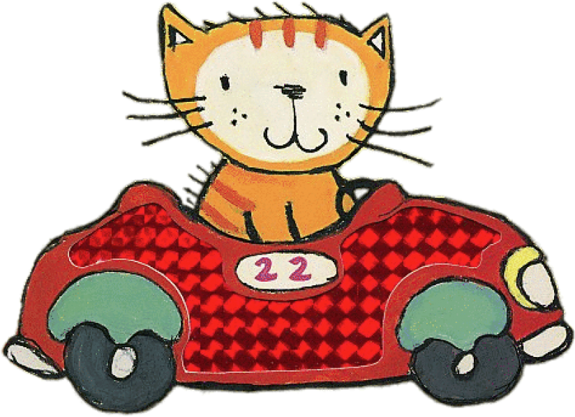 Free Png Download Poppy Cat In A Car Clipart Png Photo Transparent Png (850x636), Png Download