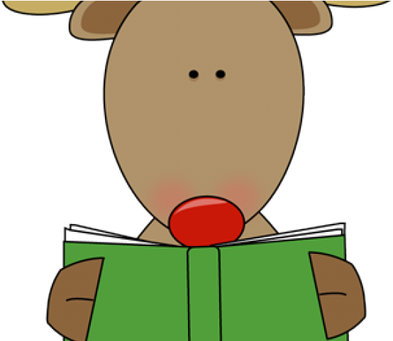 Santa Clipart Reading - Png Download (640x480), Png Download