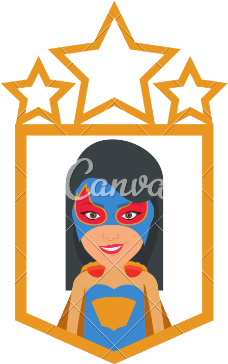 Superhero With Short Straight Clipart (800x800), Png Download