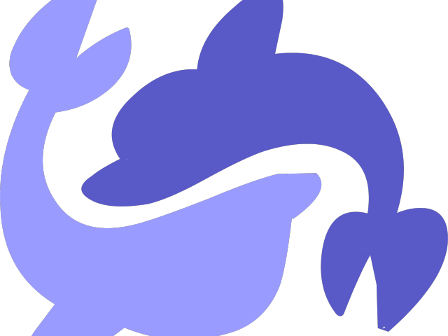 Dolphin Clipart Purple - Png Download (640x480), Png Download