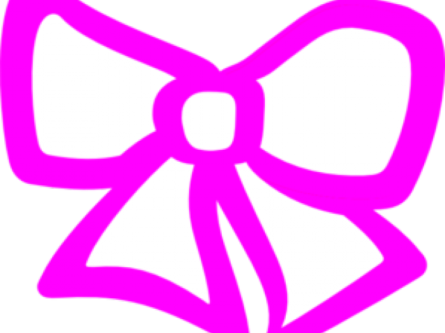 Pink Hair Clipart Cheer Bow - Png Download (640x480), Png Download