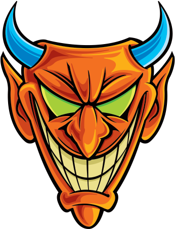 Evil Clipart Devil Head - Png Download (600x600), Png Download