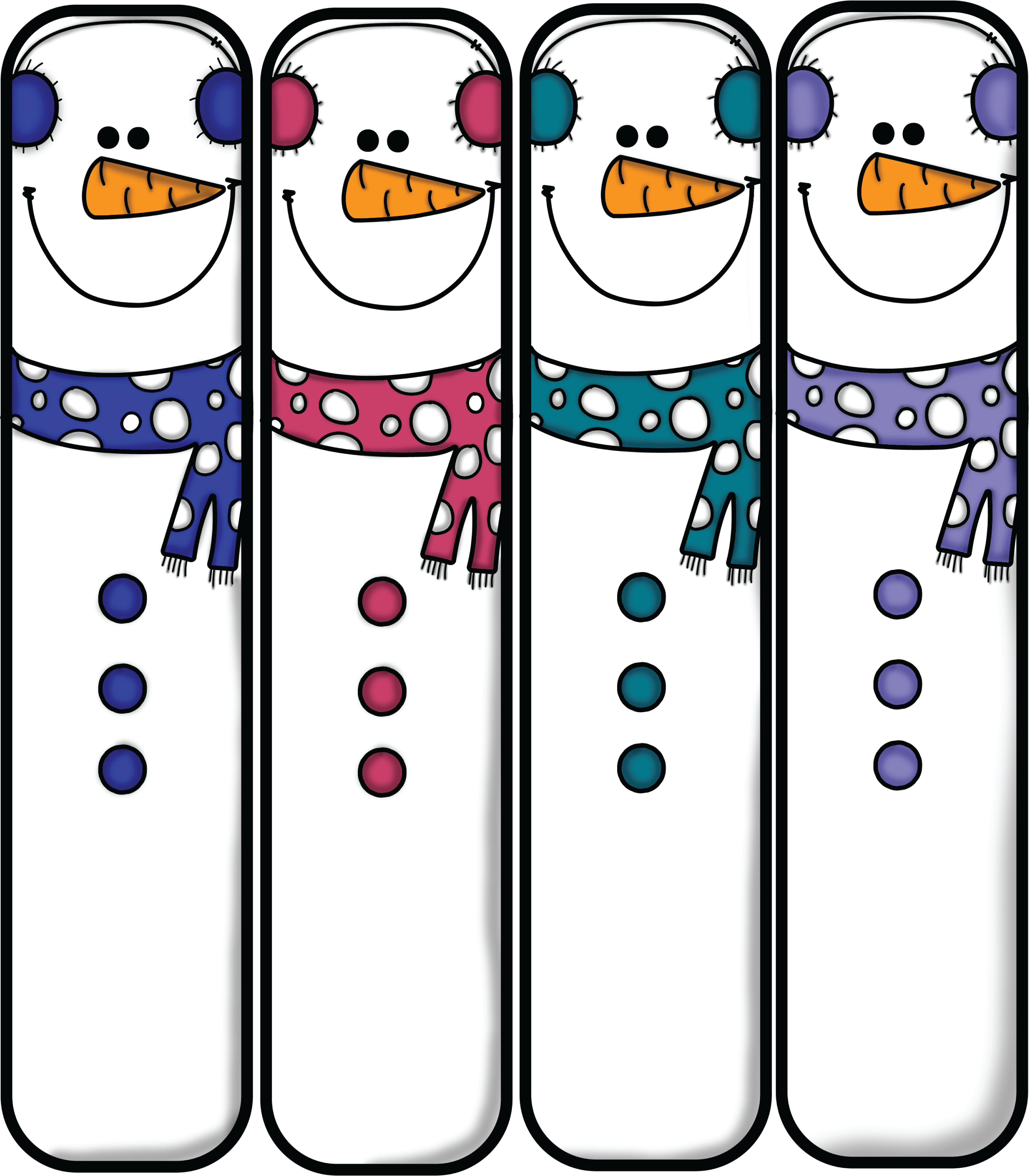 Winter Clipart Number - Png Download (3140x3589), Png Download
