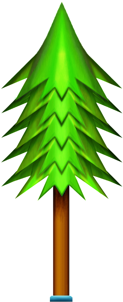 It's Got Maximusdm's Pixel-perfect Pine Brush And Subsubtantive's Clipart (541x1023), Png Download