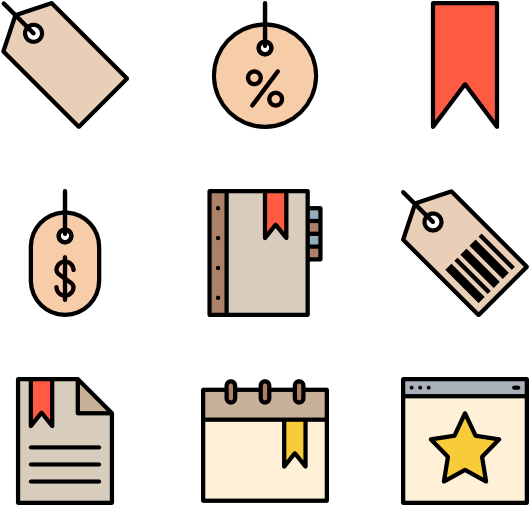 Bookmark Tag Clipart (600x564), Png Download
