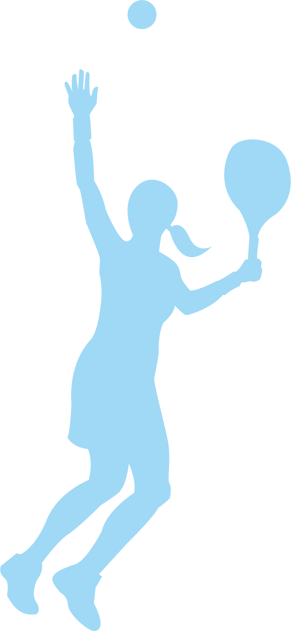 Tennis Girl Adobe Illustrator Clip Art - Png Download (994x2154), Png Download