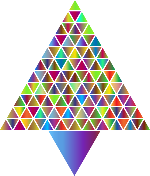 Christmas Tree Christmas Day Triangle Clipart (639x750), Png Download