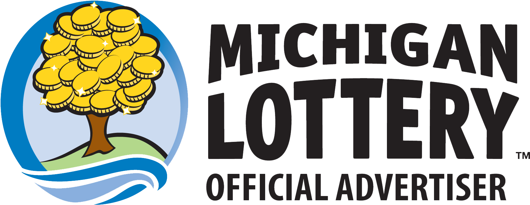 Michigan Lottery Clipart (1800x744), Png Download