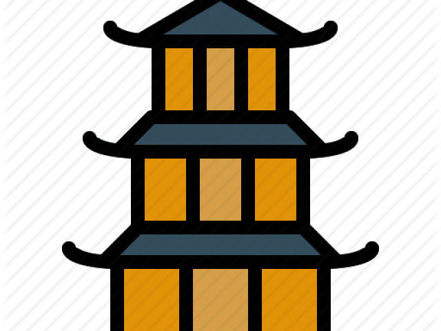 Pagoda Clipart Japan Temple - Png Download (640x480), Png Download