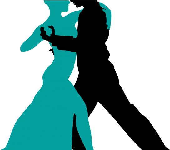 Silhouettes Clipart Ballroom Dancing - Dancing Couple Silhouette Png Transparent Png (640x480), Png Download