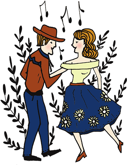 Illustration By Heather Kaneas Fall Festivals Approach, - Clip Art - Png Download (900x594), Png Download