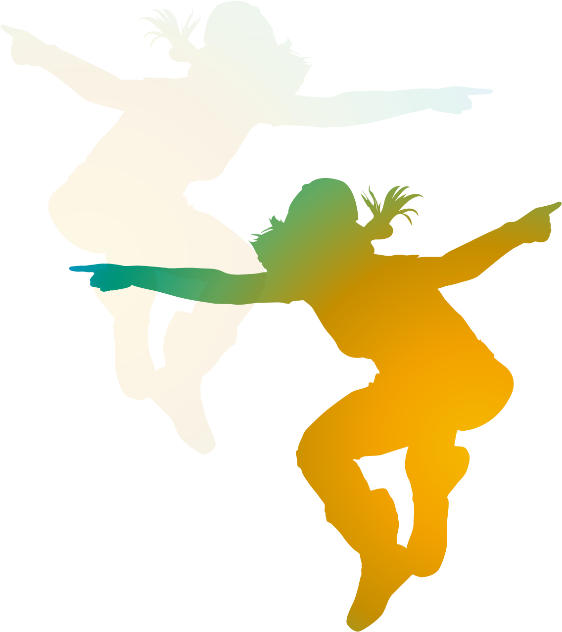 Dance Party Silhouette At Getdrawings Clipart (1254x1454), Png Download
