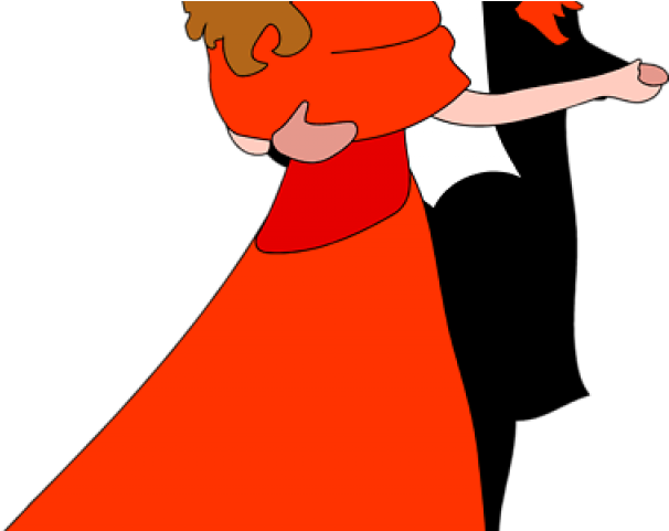 Silhouettes Clipart Ballroom Dancing - Custom Anniversary Throw Blanket - Png Download (640x480), Png Download