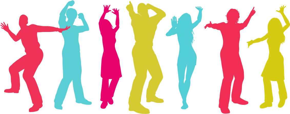 Dance Party Png Clipart (1150x445), Png Download