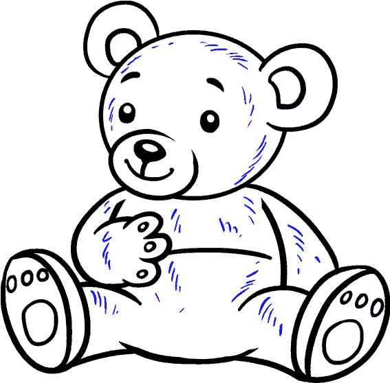 Graphic Free Stock How A Cartoon Bear Clipart (678x600), Png Download