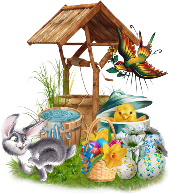 Easter Celebration, Tube, Clip Art, Animal - Brave Little Rabbit: Rhyme 'n Learn - Png Download (594x671), Png Download