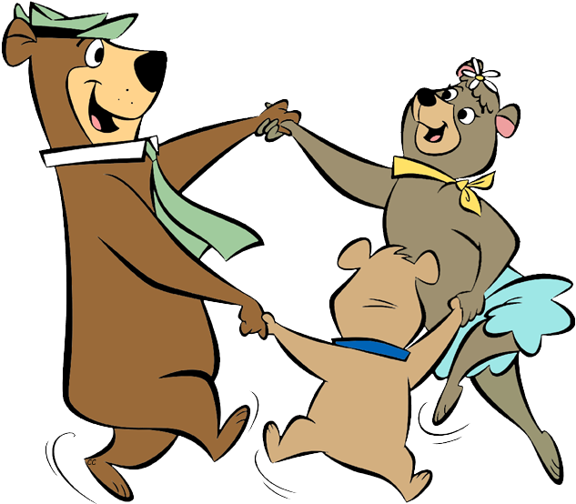 Cindy And Boo-boo Bear - Yogi Bear Boo Boo And Cindy Bear Clipart (643x561), Png Download