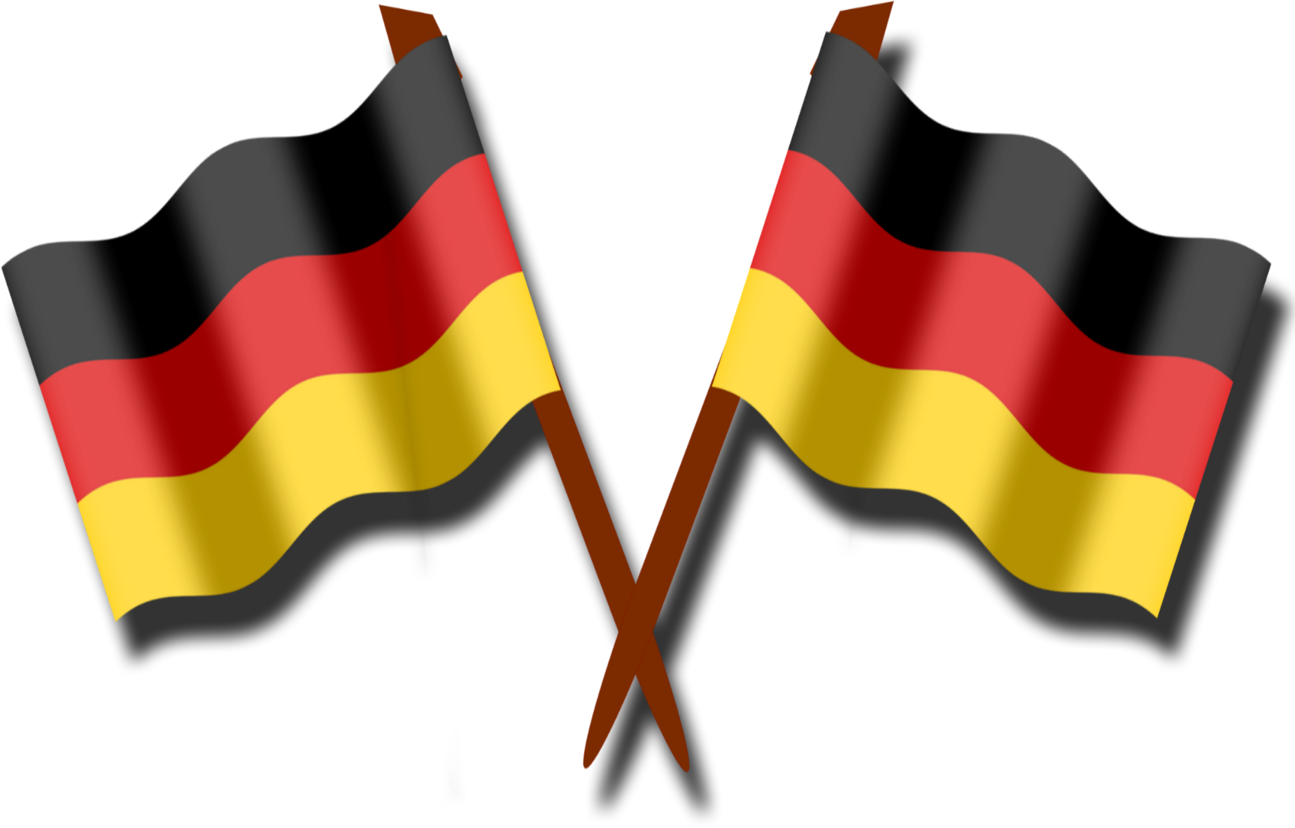 Flags - Clipart Germany Flag - Png Download (960x600), Png Download