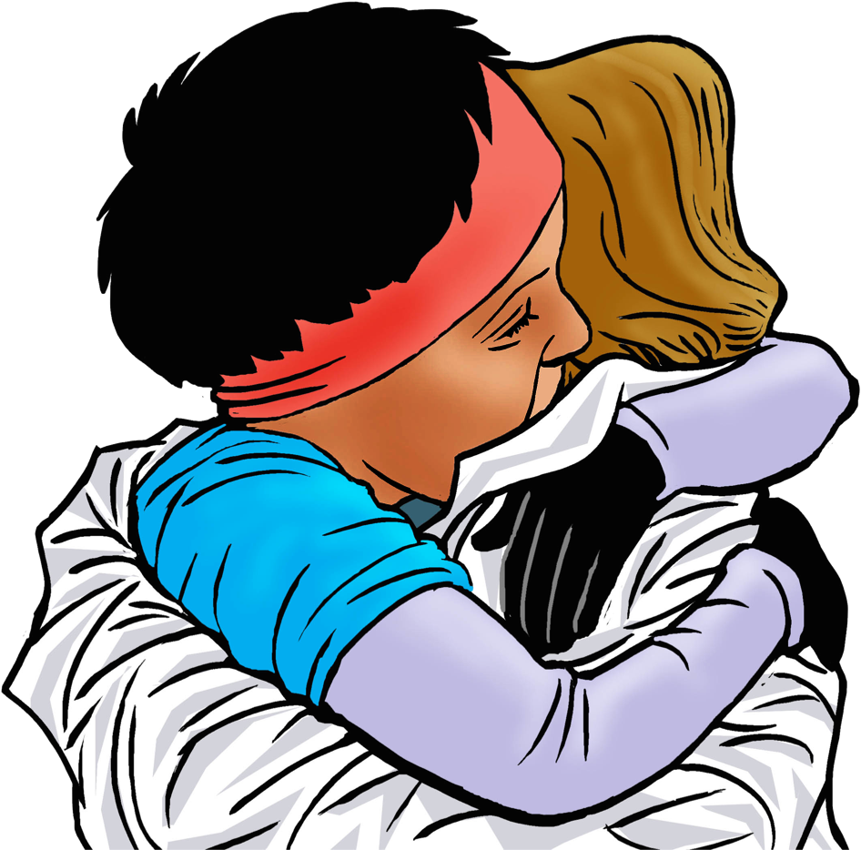 Hug Clipart Thank You Hug - Food - Png Download (1076x961), Png Download