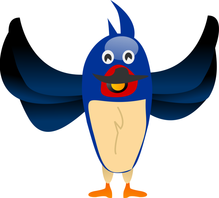 Penguin Bird Computer Icons Drawing Clipart (830x750), Png Download