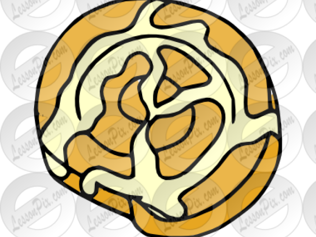Cinnamon Roll Clipart (640x480), Png Download