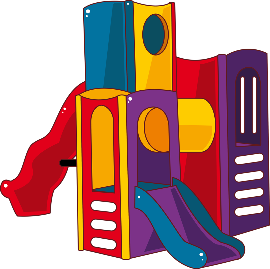 Фото, Автор Soloveika На Яндекс - Crianças No Escorregador Png Clipart (800x795), Png Download