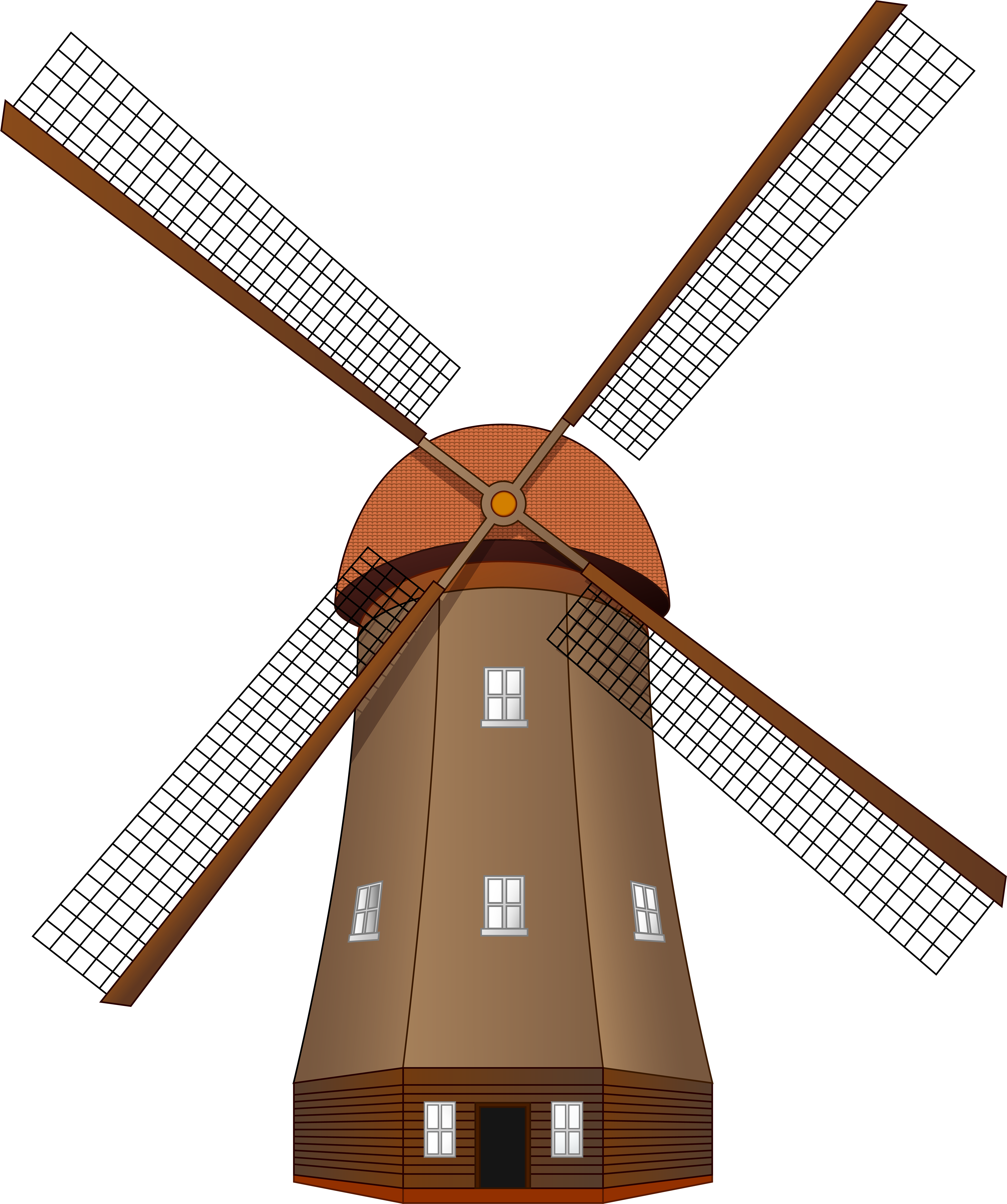 Windmill Large Png Clip Art Transparent Png (5018x6000), Png Download