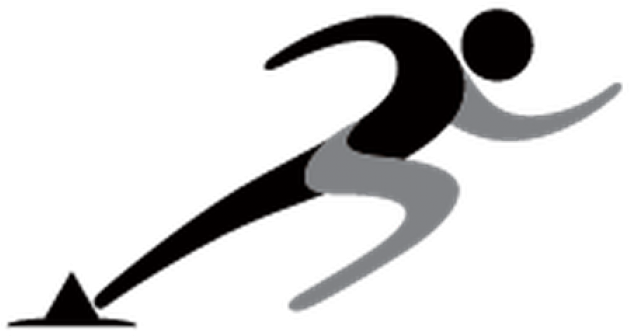 Finish Line Clipart Track And Field - Track And Field Symbols - Png Download (640x480), Png Download