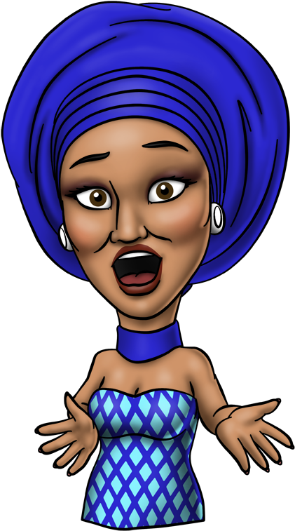 Clip Freeuse Download Afro Clipart Queen - Emoji Africain - Png Download (630x815), Png Download