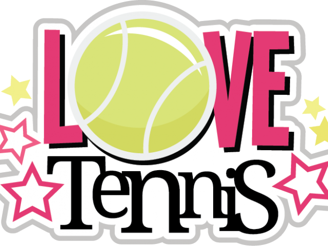Love Clipart Tennis - Text Tennis Png Transparent Png (640x480), Png Download