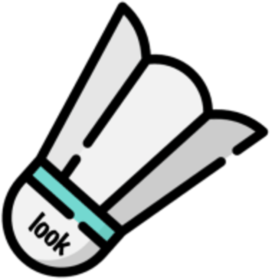 Look Badminton - Badminton Clipart (960x960), Png Download