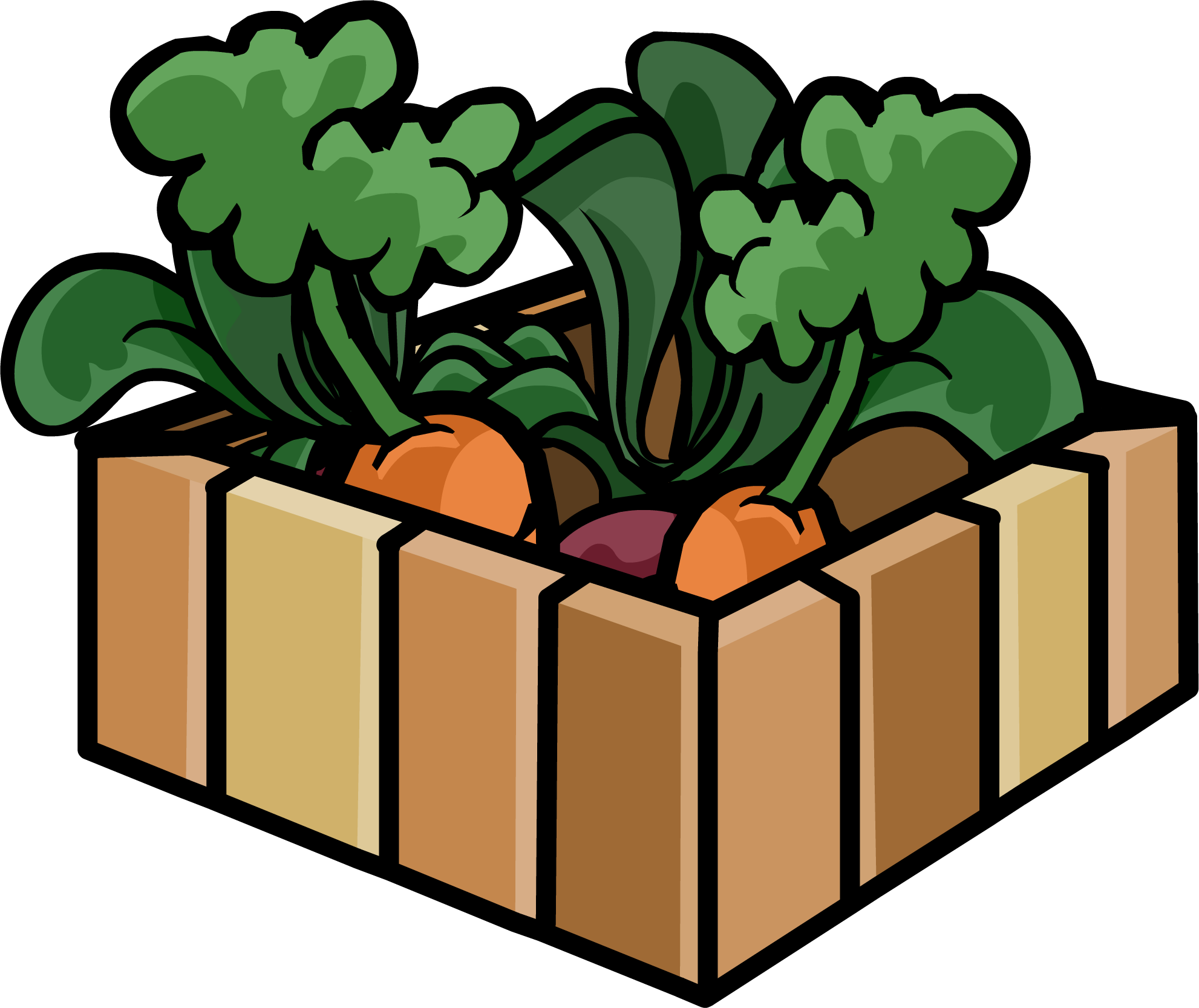 Download Clip Art Transparent Stock Collection Of Free - Vegetable - Png Download (1982x1666), Png Download