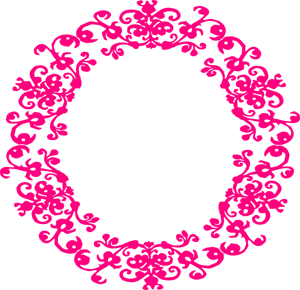 Round Vintage Border Clipart - Png Download (600x580), Png Download