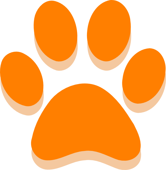Paw Print Clip Art - Color Huella De Perro - Png Download (582x597), Png Download