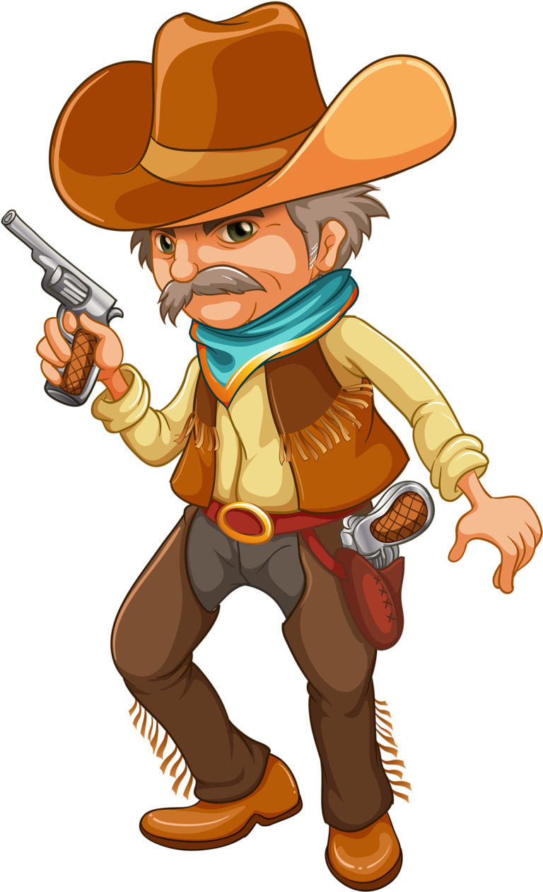 Фотки Cow Clipart, Country Farm, Jouer, Story Drawing, - Cowboy Illustration - Png Download (767x1280), Png Download