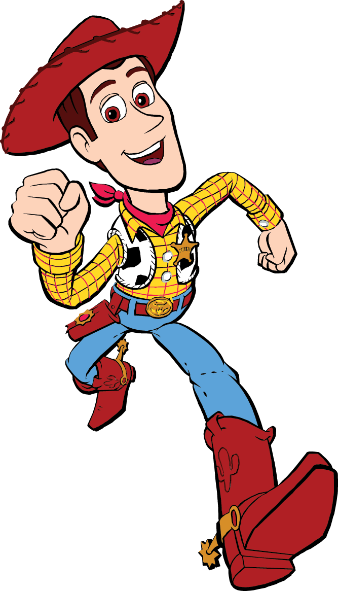 Clip Royalty Free Library Arcade Clipart Carnival Person - Toy Story Woody Cartoon - Png Download (667x1165), Png Download