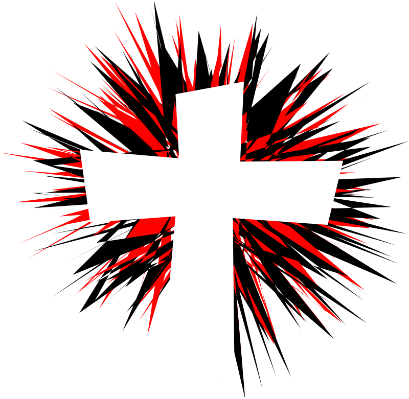 All Photo Png Clipart - White Starburst Cross Canvas Lunch Bag Transparent Png (769x750), Png Download