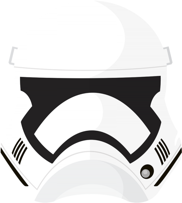 Stormtrooper Helmet Clipart - Png Download (521x600), Png Download