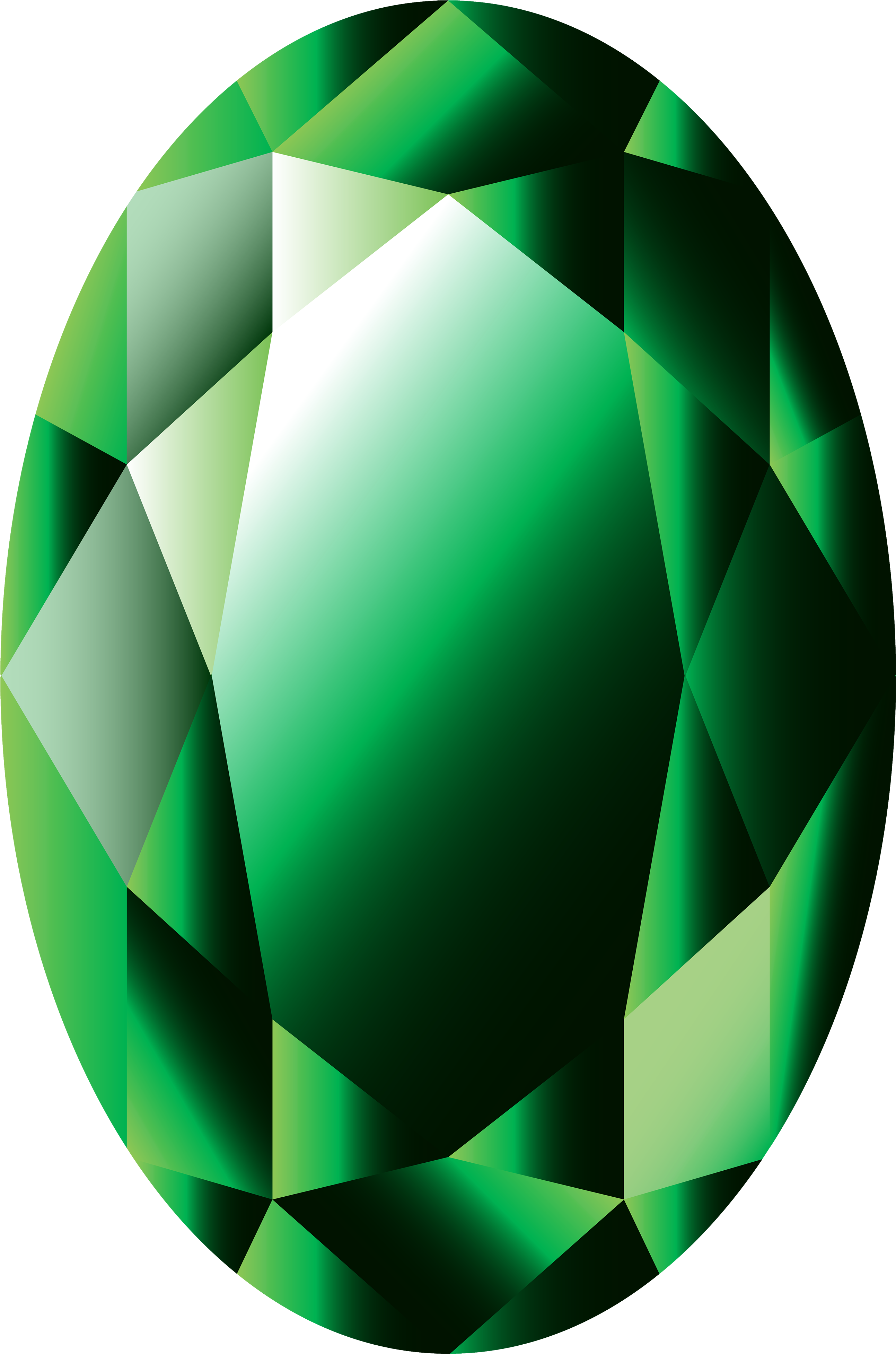 Download Picture Clip Art Panda Free Images Balloons - Oval Diamond Clip Art - Png Download (2647x4000), Png Download