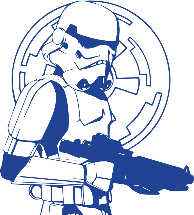 Stormtrooper Cuerpo Star - Stormtrooper Clipart (800x800), Png Download