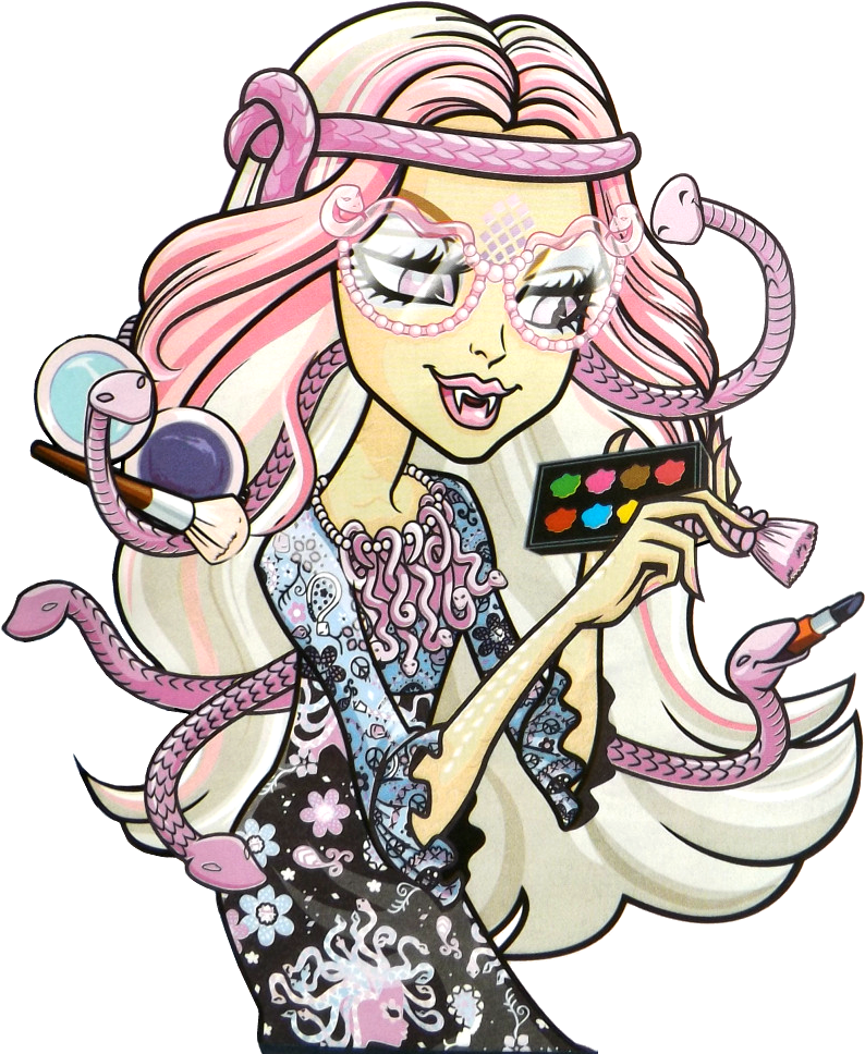Nuevo Artwork/png En Hd De Viperine Gorgon Clipart (840x1015), Png Download